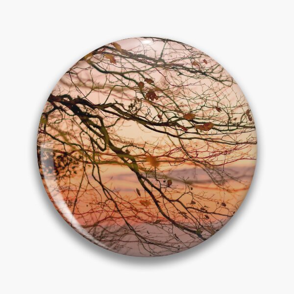 Item preview, Orange Beech Tree Sunset designed and sold by FOLK ART FUSION.