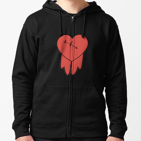 bleeding heart sweater