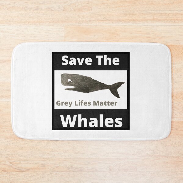 Item preview, Save The Whales Grey Lifes Matter designed and sold by Bagsyrose.