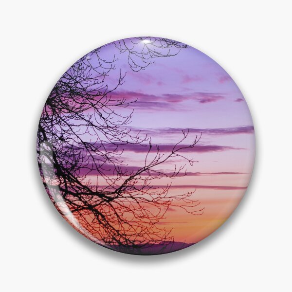 Item preview, Ash Tree Purple Sunset designed and sold by FOLK ART FUSION.