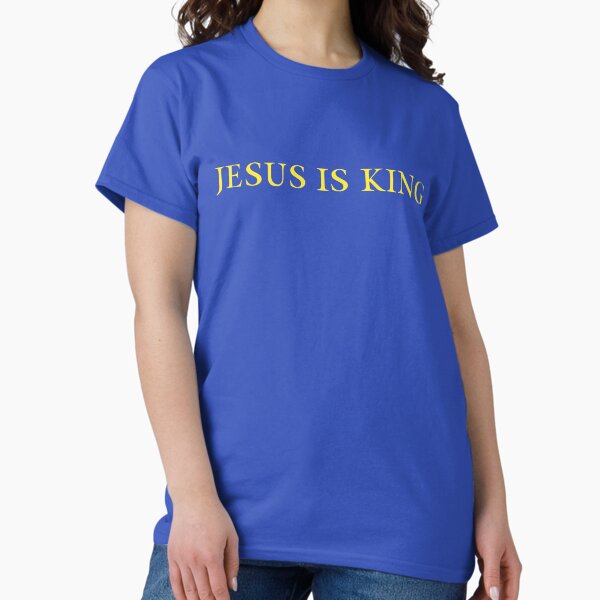 Item preview, Jesus is King - Kanye West (Yellow on Blue) designed and sold by Fox Newton.