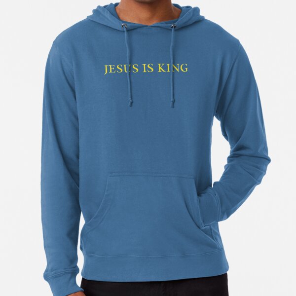 Jesus is King - Kanye West (Yellow on Blue)