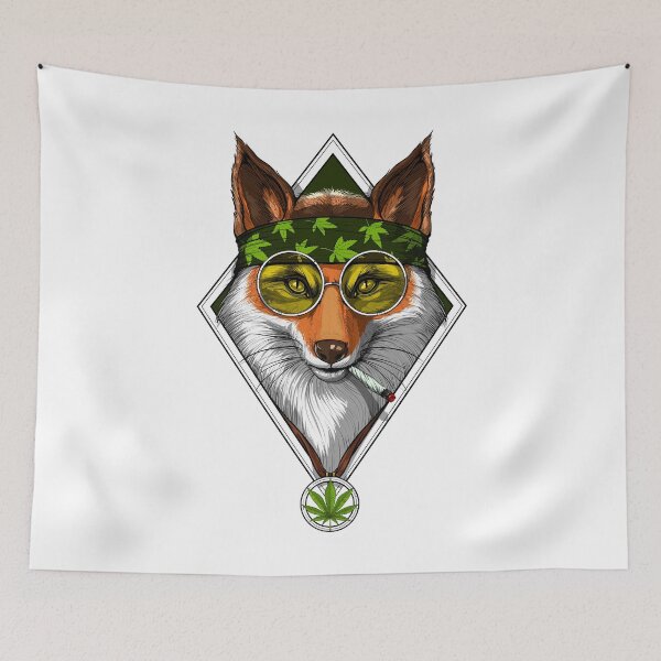 Item preview, Fox Hippie Stoner designed and sold by underheaven.