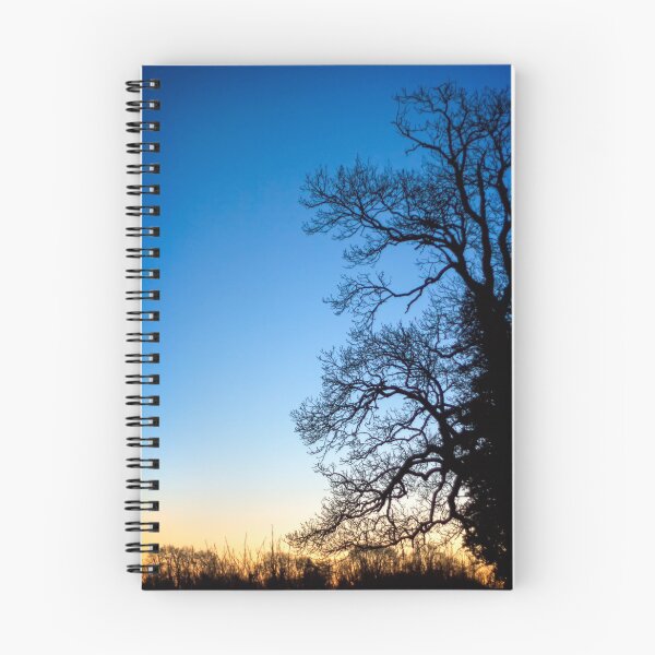 Item preview, Blue Ash Tree Sunset designed and sold by FOLK ART FUSION.