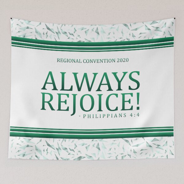 Item preview, ALWAYS REJOICE gradient green designed and sold by Yesido.
