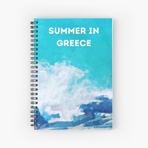 Summer in Greece Spiral Notebook