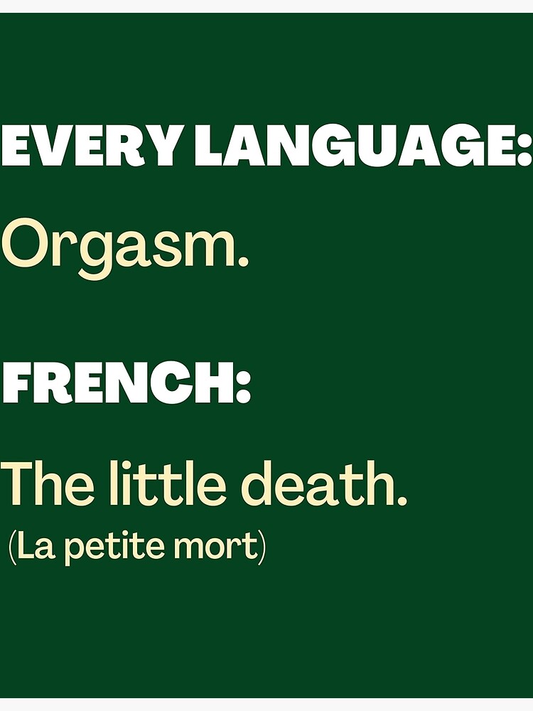 La petite mort pronunciation