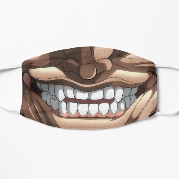 Bouche de Yujiro Hanma Masque sans plis