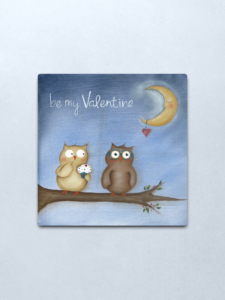 Alternate view of Be My Valentine Metal Print