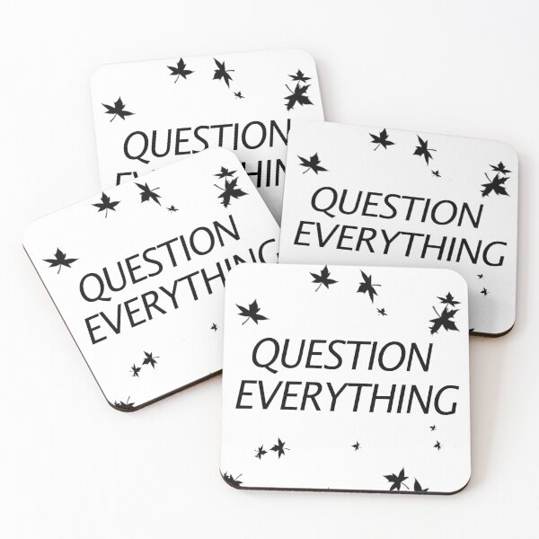 Item preview, Question Everything With Leaves designed and sold by X-OTIC.