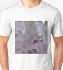 Antiker Fuchsien-purpurroter abstrakter niedriger Polygon-Hintergrund Slim Fit T-Shirt