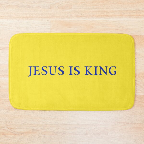 Item preview, Jesus is King - Kanye West (Blue on Yellow) designed and sold by Fox Newton.