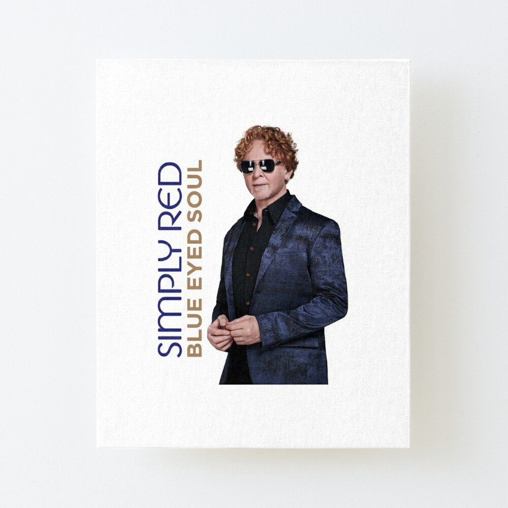 Blue Eyed Soul Simply Red" Mounted Print Sale vinnylilly Redbubble