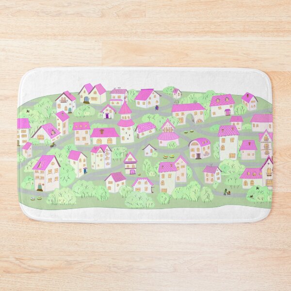 Item preview, Cute cartoon town.  designed and sold by lantica.