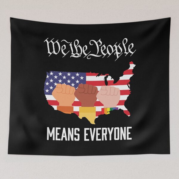 Item preview, We The People Means Everyone designed and sold by pepperjaw.