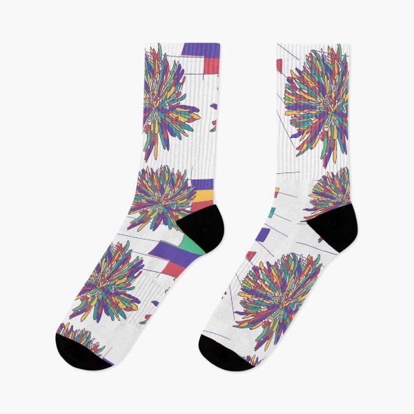 Item preview, Bold colorful summer flower abstract 2020 designed and sold by EarthyPlanty.