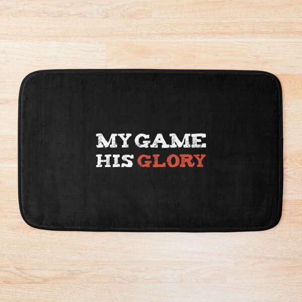 Item preview, My Game His Glory Christian Athlete God Jesus Follower designed and sold by losttribe.