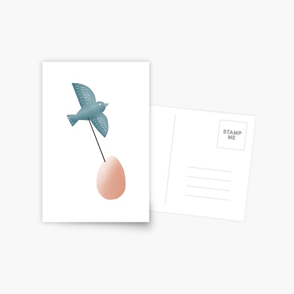 A Bird of Egg Postcard