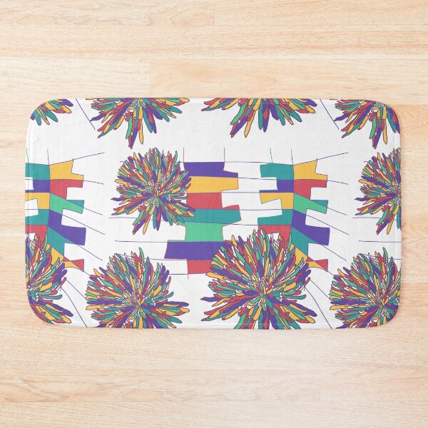 Item preview, Bold colorful summer flower abstract 2020 designed and sold by EarthyPlanty.