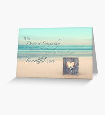 The Loss of a Son Greeting Card