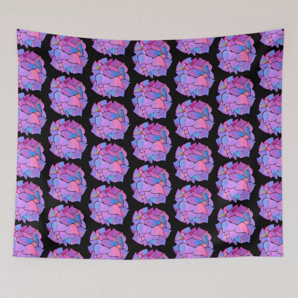 Item preview, neon pink succulent, black background designed and sold by AnnaBaldon.