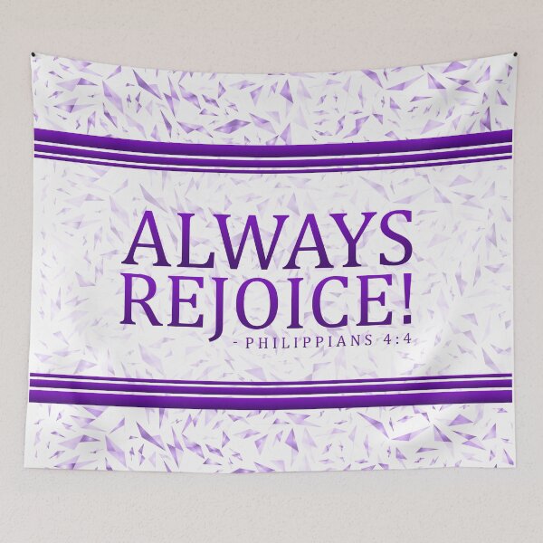 Item preview, ALWAYS REJOICE -PURPLE designed and sold by Yesido.