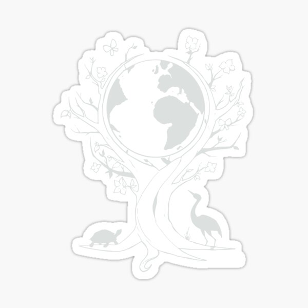Item preview, Travel Malarkey Tree of Life ( White ) designed and sold by TravelMalarkey.