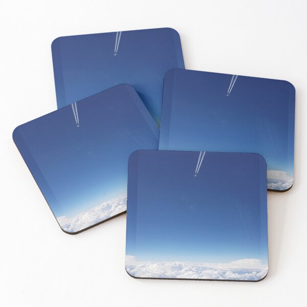 Item preview, Sky Clouds Jet Stream - taken from the cockpit  designed and sold by Michelle  Brewster.