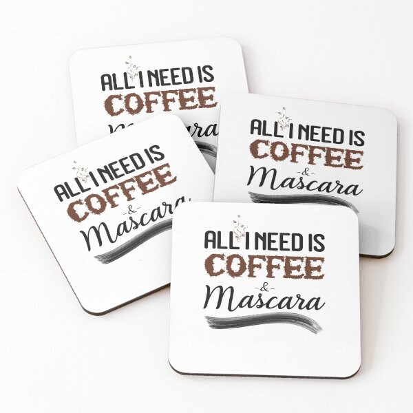Item preview, All I Need Is Coffe & Mascara designed and sold by autlu.