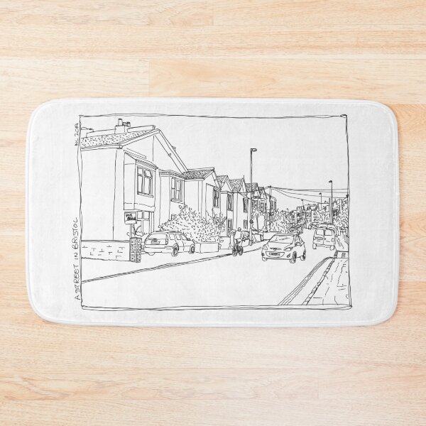 Item preview, A Bristol street view designed and sold by NaliniLe.