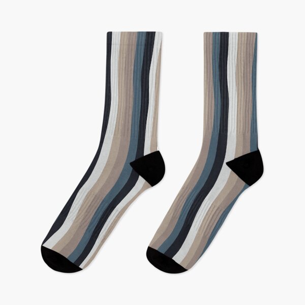 Item preview, Gray and Blue Stripes  designed and sold by Beyond Words.