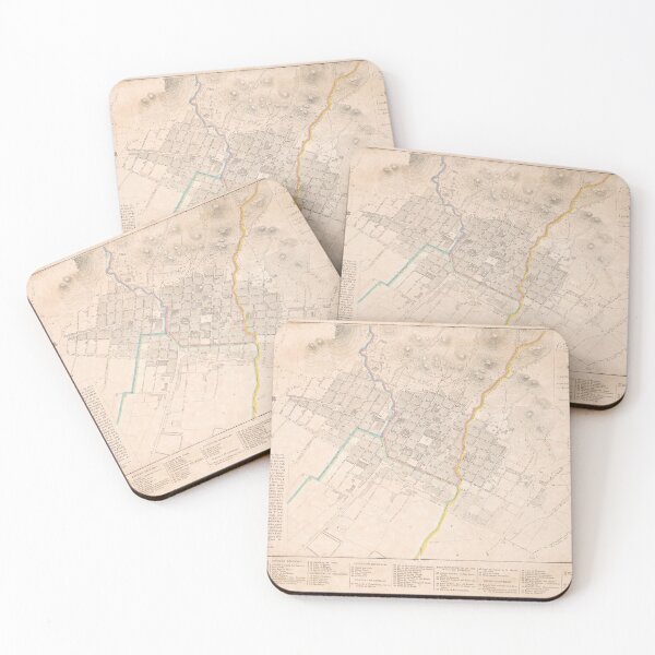 Item preview, Vintage Map of Bogota Columbia (1859) designed and sold by BravuraMedia.