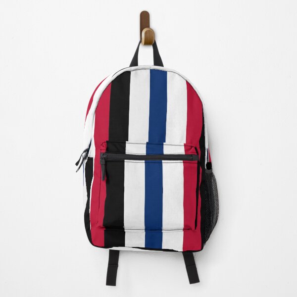 Item preview, Navy Black Red and White Stripes designed and sold by Beyond Words.