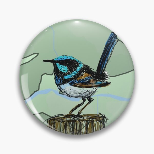 Item preview, Superb Fairy Wren designed and sold by WendyAnneArt.
