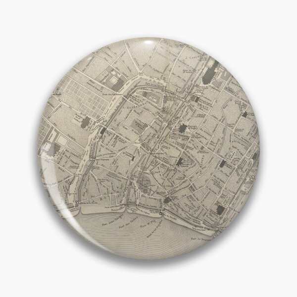 Item preview, Vintage Map of Bordeaux France (1874) designed and sold by BravuraMedia.