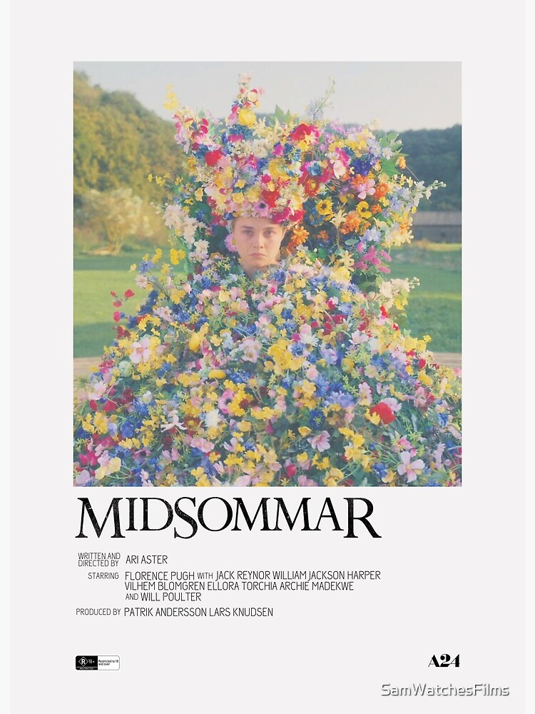 Midsommar Movie Poster Art Board Print By Samwatchesfilms Redbubble