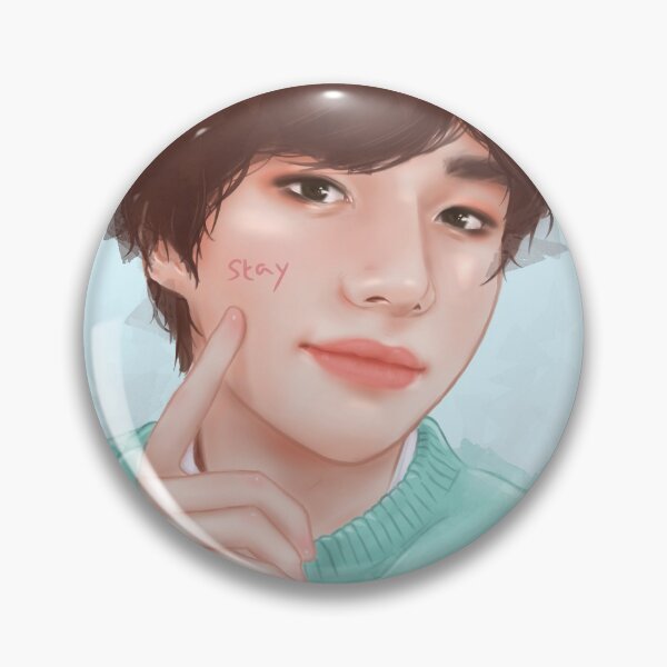 Item preview, Hyunjin Stray Kids Stay designed and sold by ipaintleaves.