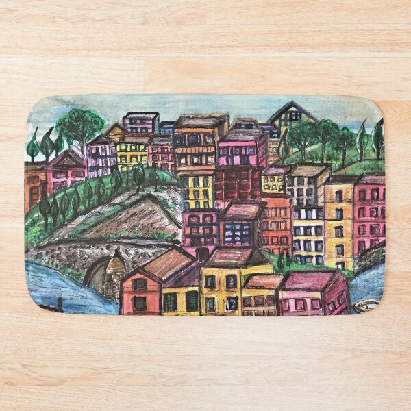 Item preview, hand made art paining fine art italy manarola  holiday villages by mysticladyart  designed and sold by mystic lady vintage art and fashion designs.