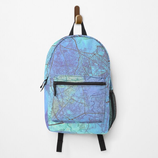 Item preview, Ho Chi Minh City Street Map Blue lagoon designed and sold by IvonDesign.
