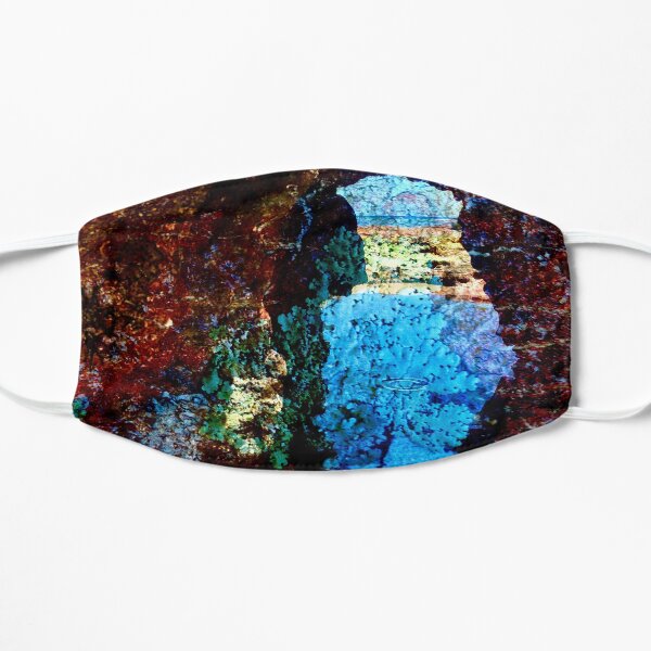 "Coastal" | Nature Abstract Series Flat Mask