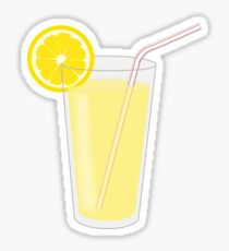 Pegatina Vaso de limonada