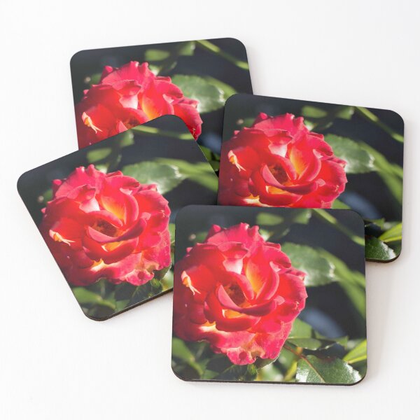 Item preview, Glowing bright red rose designed and sold by lena-maximova.