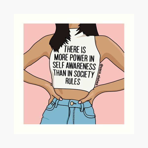 Self awareness by Sasa Elebea Art Print