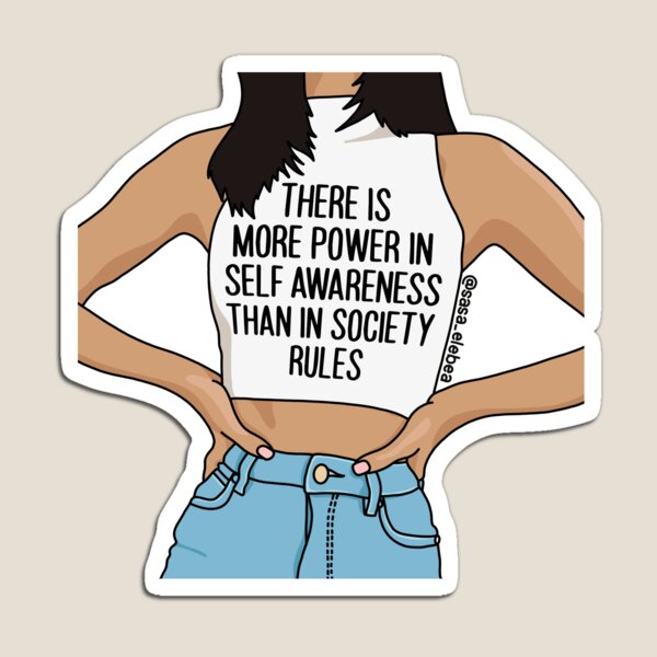 Self awareness by Sasa Elebea Magnet