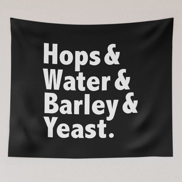 Item preview, Hops Water Barley Yeast Beer lover Brewers Brew designed and sold by losttribe.