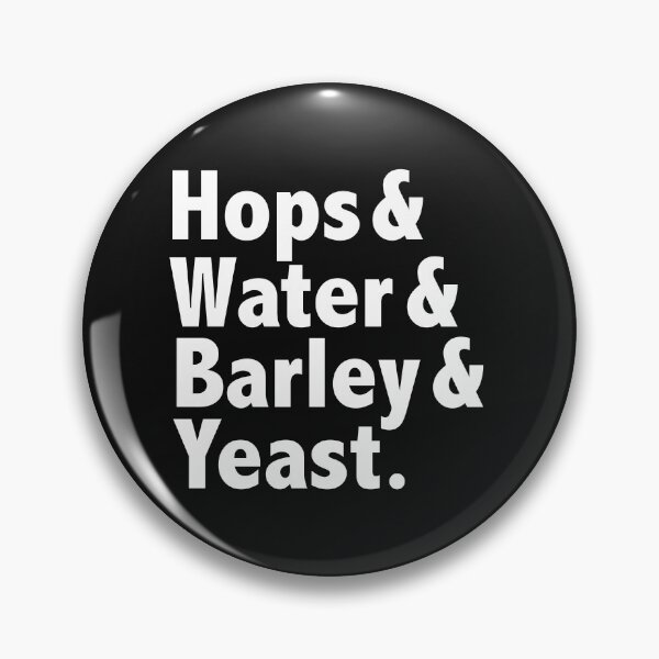 Item preview, Hops Water Barley Yeast Beer lover Brewers Brew designed and sold by losttribe.