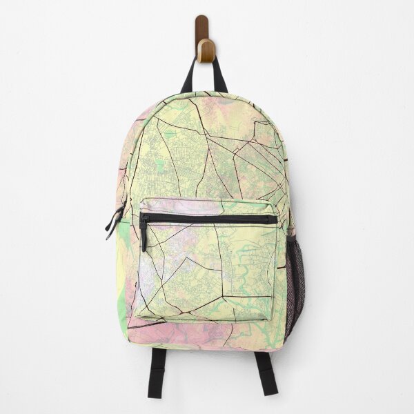 Item preview, Ho Chi Minh City Street Map Pink Yellow designed and sold by IvonDesign.