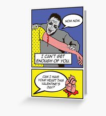 zombie valentine Greeting Card