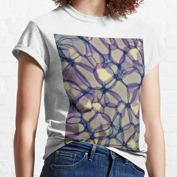 Rose stem section microscope photo - plant cells Classic T-Shirt