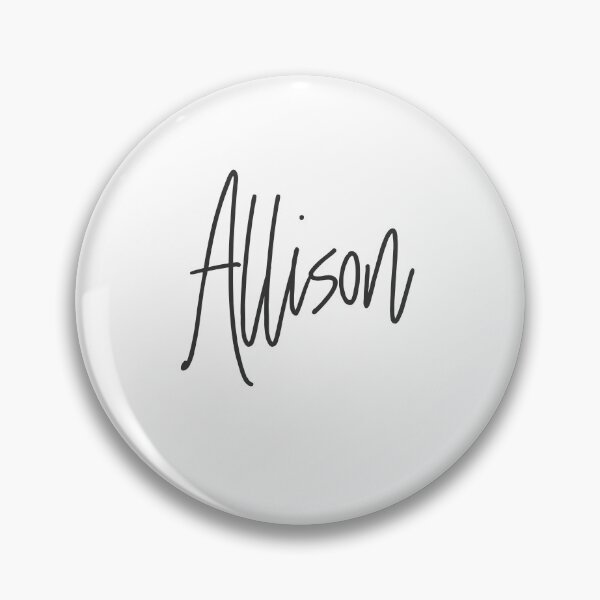 Item preview, Allison Name Sticker designed and sold by LucaBearDesigns.